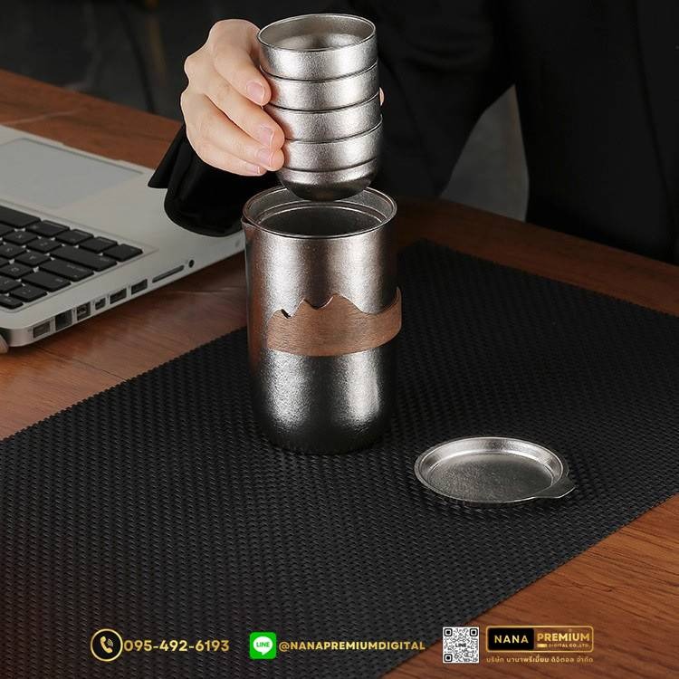 แก้วไทเทเนี่ยม Titanium สวย หรู ทันสมัย รับสกรีนโลโก้แก้วไทเทเนี่ยม รับผลิตแก้วไทเทเนี่ยม