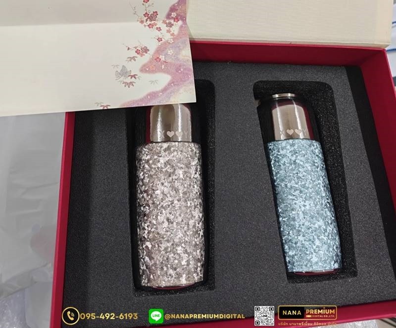 แก้วไทเทเนี่ยม Titanium สวย หรู ทันสมัย รับสกรีนโลโก้แก้วไทเทเนี่ยม รับผลิตแก้วไทเทเนี่ยม