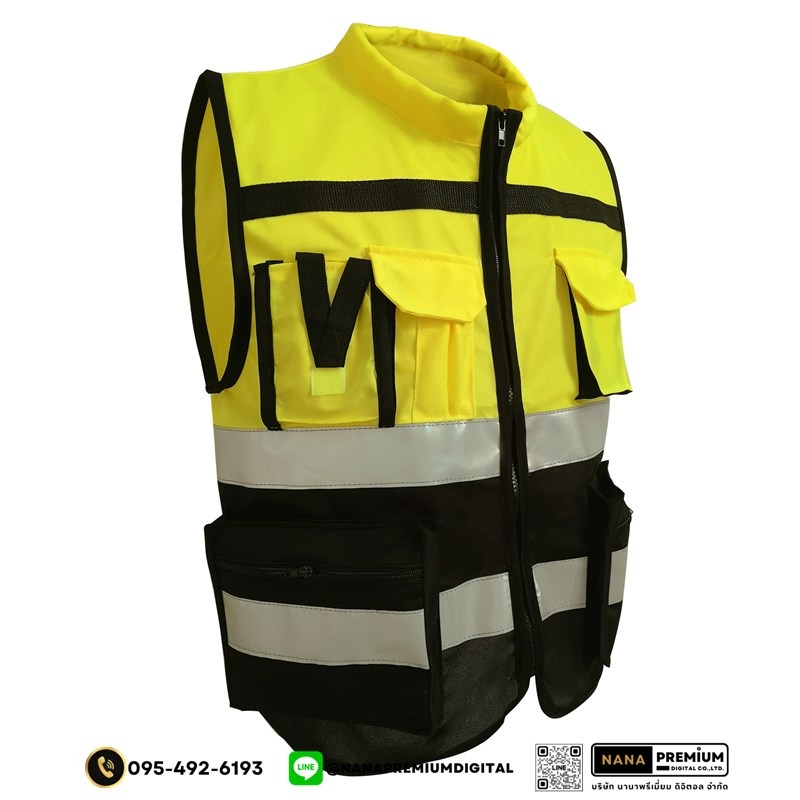 เสื้อสะท้อนแสง เสื้อเซฟตี้ รับสกรีนโลโก้เสื้อเซฟตี้ บริการรับสกรีนเสื้อเซฟตี้ เสื้อสะท้อนแสงในทุกขนาด