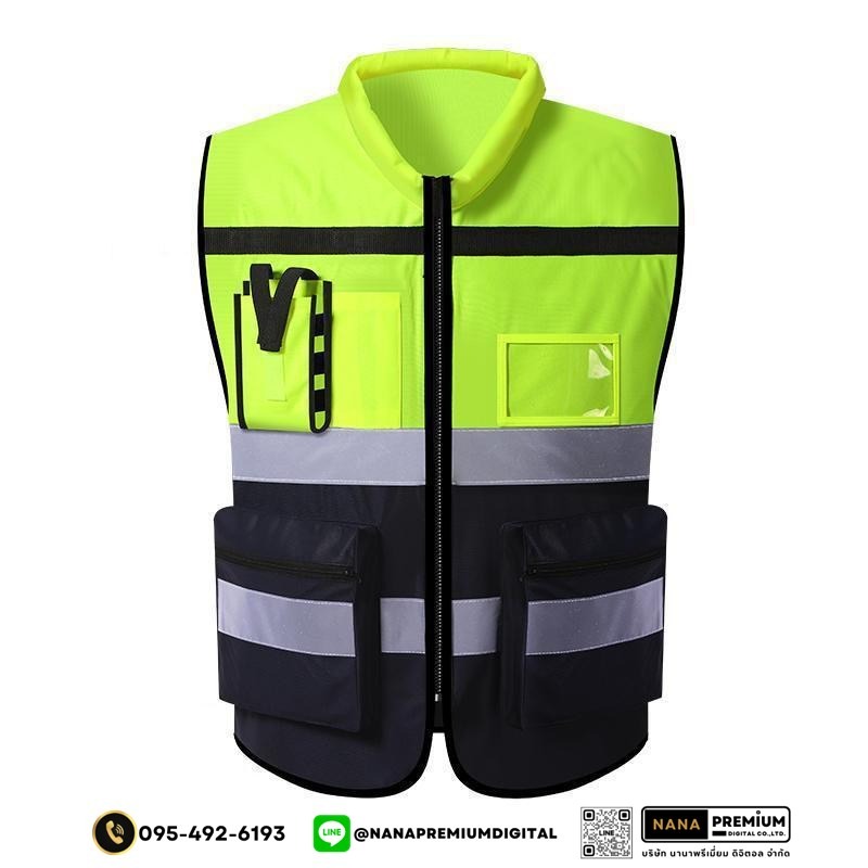 เสื้อสะท้อนแสง เสื้อเซฟตี้ รับสกรีนโลโก้เสื้อเซฟตี้ บริการรับสกรีนเสื้อเซฟตี้ เสื้อสะท้อนแสงในทุกขนาด