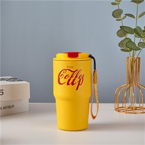 Coffee cup stainless steel tumbler แก้วกาแฟสแตนเลสฝาล็อคเก็บอุหภูมิ 600ml