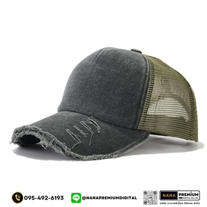 รับสกรีนหมวก หมวกแก๊ปฟอกสี หมวกGAP รับผลิตหมวก รับปักหมวก รับสกรีนหมวก