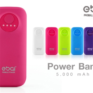 แบตสำรอง edai แบตเตอรี่สำรอง 5600mah สีสันสดใส Power Bank