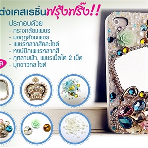 ชุดตกเเต่งเคสเรซิ่น-ฟรุ้งฟริ้ง