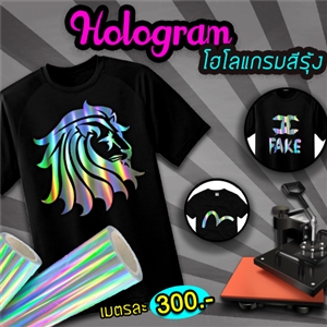 Hologram โฮโลแกรมสีรุ้ง