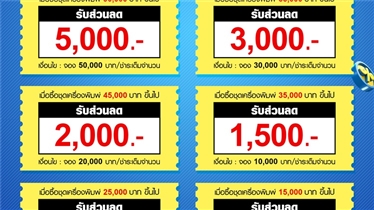 โปรโมชั่น PAYDAY  ลดทันทีไม่ต้องมีโปร แจกส่วนลดสูงสุด 5,000 