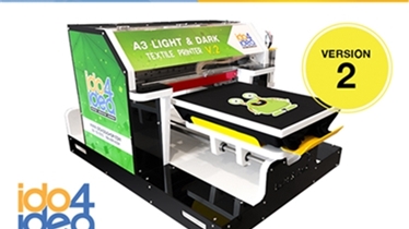 เครื่องพิมพ์เสื้อสีเข้ม A3 Light & Dark Textile Printer V.2