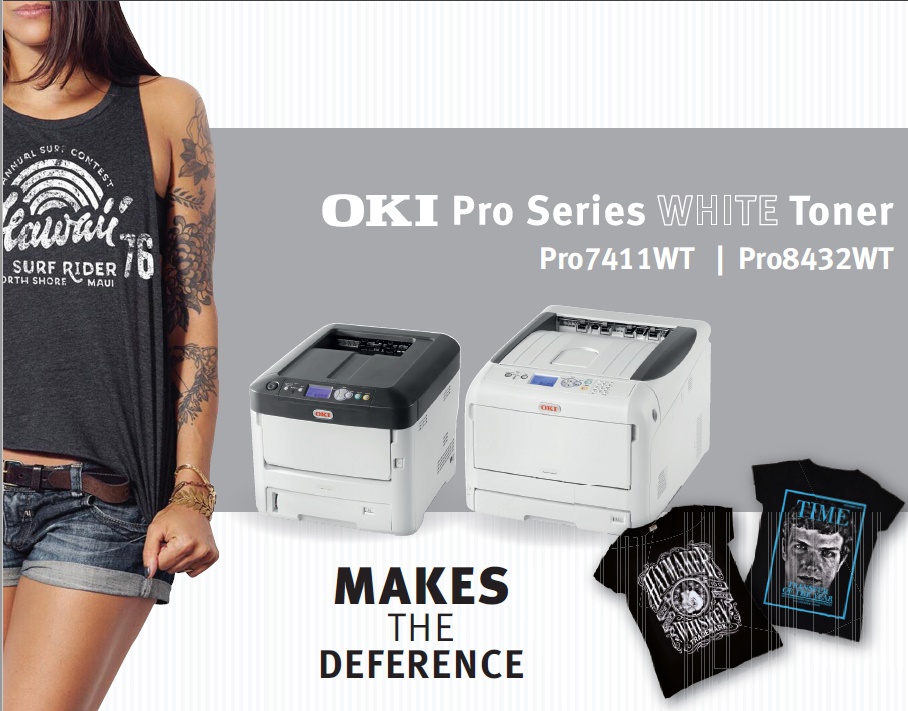 เครื่องพิมพ์เสื้อ Laser Transfer Paper ,เครื่องสกรีนเสื้อเลเซอร์ Laser,เครื่องพิมพ์เสื้อเลเซอร์ Transfer , สกรีนทรานเฟอร์ เลเซอร์, กระดาษ Laser Dark No Cut, เครื่องสกรีนเสื้อเลเซอร์ เครื่อง OKI LED COLOR PRINTER WHITE Tonerเครื่องสกรีนเสื้อ, เครื่องพิมพ์เสื้อ, เครื่องพิมพ์ภาพลงวัสดุ, พิมพ์ภาพลงวัสดุ