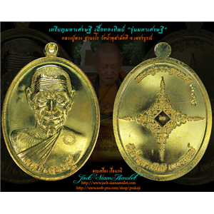 เหรียญมหาเศรษฐี เนื้อทองทิพย์ หลวงปู่พวง วัดน้ำพุสามัคคี