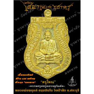 เหรียญเสมารุ่นแรก เนื้อทองทิพย์ บูชาครู บูรพาจารย์ ที่ระฤก แจกทาน ฌาปนกิจ หลวงพ่อพยุงค์ ธมฺมทินโน วัดป่าสัก ต.ศาลารีไทย อ.เสาไห้ จ.สระบุรี