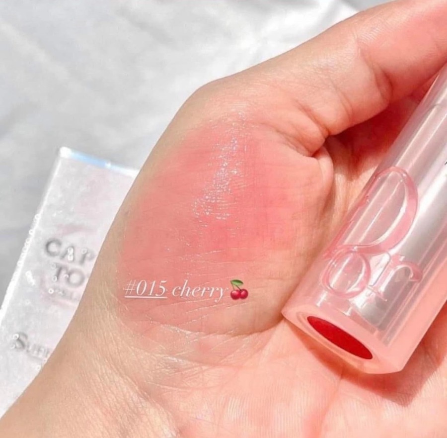 NoBoxไม่มีกล่อง - Dior Addict Lip Glow 3.5g. #015 Cherry (เคาเตอร์ 1,600฿)