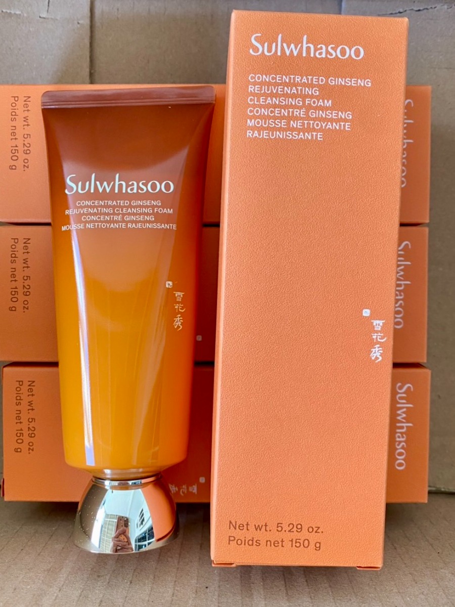 Sulwhasoo Concentrated Ginseng Rejuvenating Cleansing Foam 150g. (เคาเตอร์ 1,890฿)