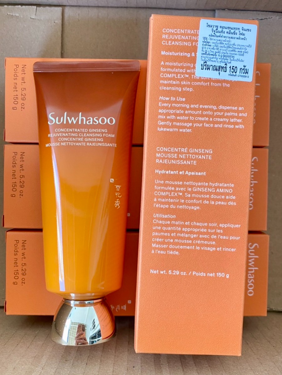 Sulwhasoo Concentrated Ginseng Rejuvenating Cleansing Foam 150g. (เคาเตอร์ 1,890฿)