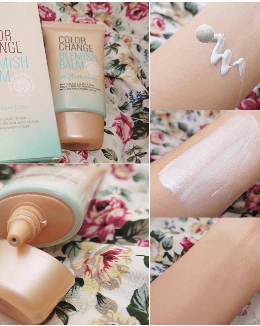 เขียว Welcos Color Change Blemish Balm SPF25 PA++ 50ml.