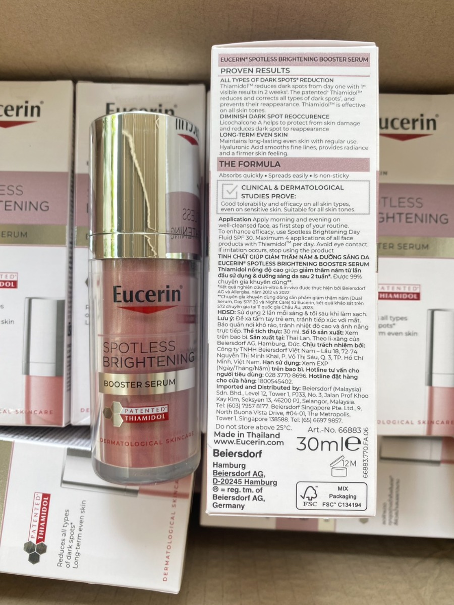 แพ็คเกจใหม่ - Eucerin Spotless Brightening Booster Serum 30ml.