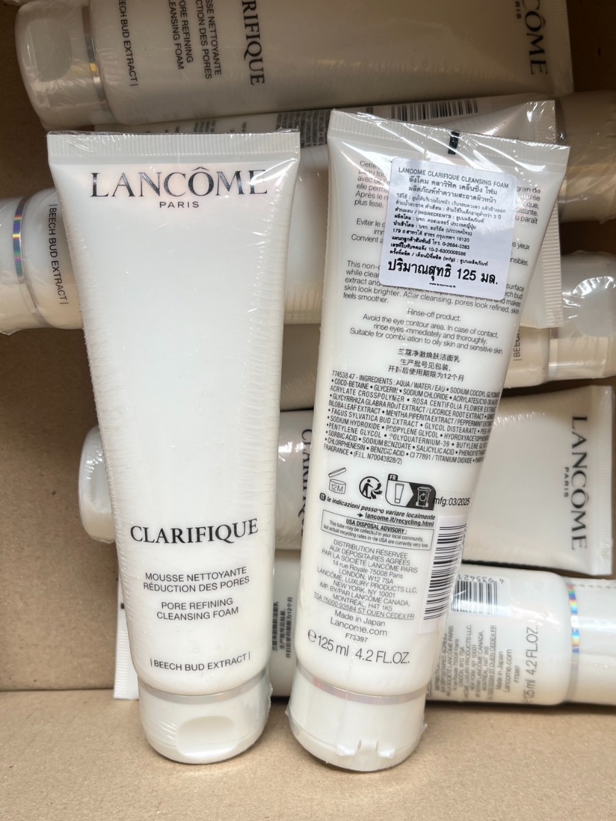 Lancome Clarifique Pore Refining Cleansing Foam 125ml. (เคาเตอร์ 2,350฿)