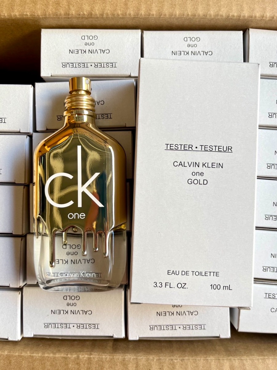 กล่องเทสเตอร์ - Calvin Klein CK One Gold Eau De Toilette 100ml. (เคาเตอร์ 3,180฿)