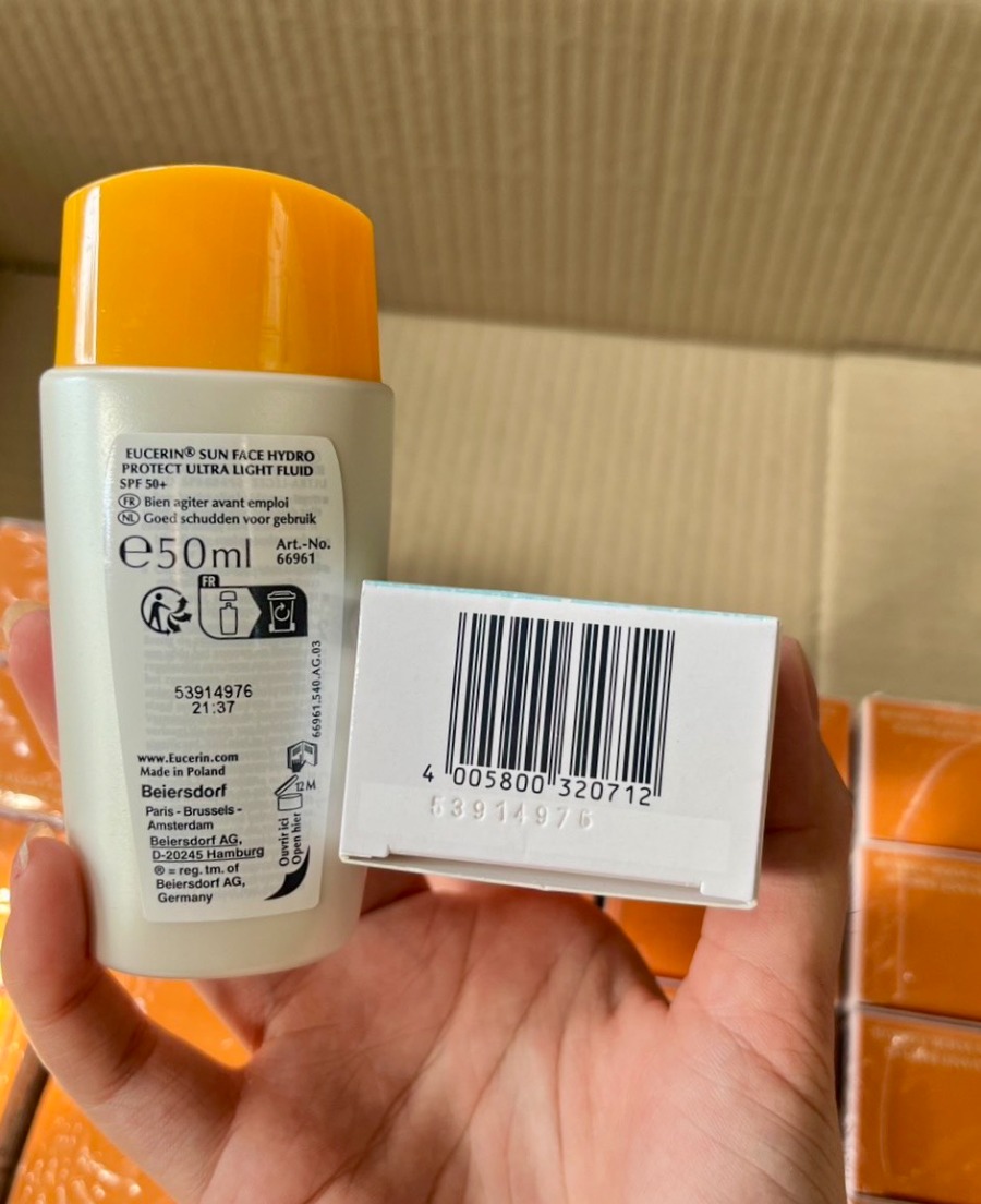 Eucerin Sun Hydro Protect Ultra Light Fluid SPF50+ 50ml.