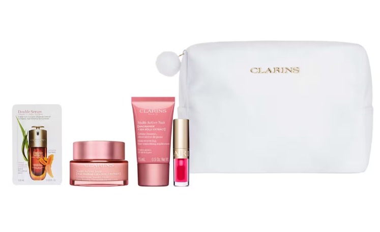 เซตชมพู Clarins Multi-Active Collection Gift Set