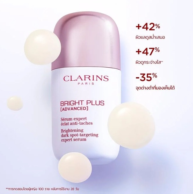 Clarins Bright Plus Advanced Brightening Dark Spot - Targeting Serum 50ml. (เคาเตอร์ 5,600฿)