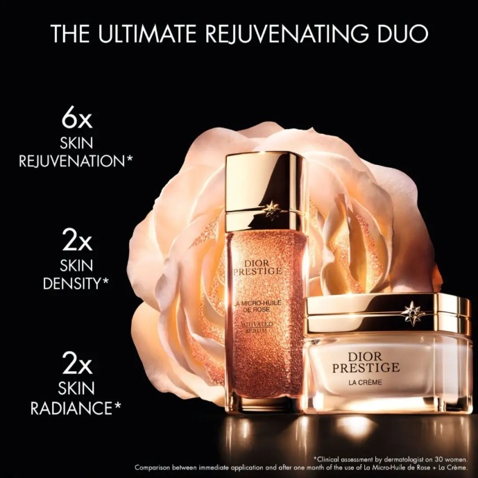 กล่องทอง Dior Prestige Set 2 items