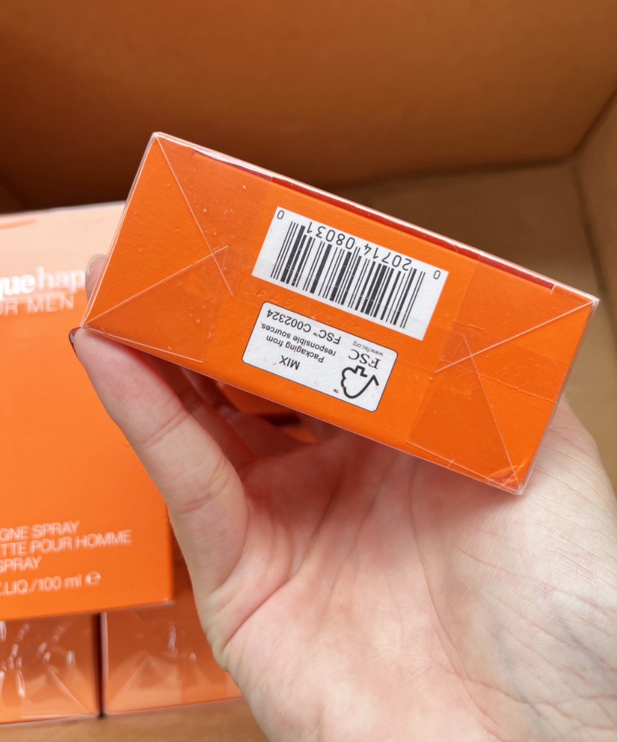 ส้มเตี้ย Clinique Happy For Men Eau De Toilette 100ml. (เคาเตอร์ 3,700฿)