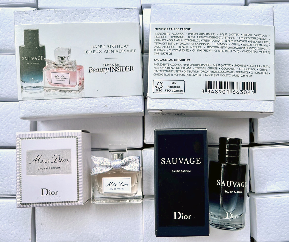 เซตคู่ Dior Fragrance Birthday Gift Set