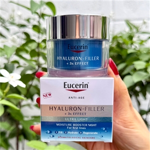 Eucerin Hyaluron-Filler 3x Effect Ultra Light Moisture Night 50ml.