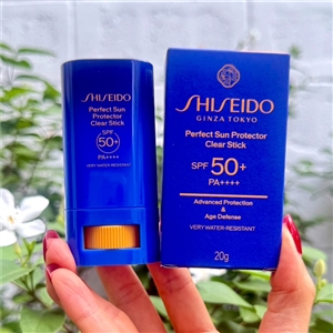 Shiseido Perfect Sun Protector Clear Stick SPF50+ PA++++ ขนาด 20g. (เคาเตอร์ 1,050฿)