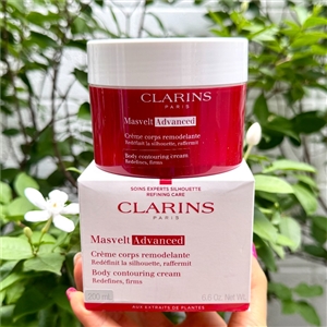 กระปุกแดง Clarins Masvelt Advanced Body Contouring Cream 200ml. (เคาเตอร์ 3,300฿)