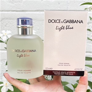กล่องเทสเตอร์ - Dolce & Gabbana Light Blue Pour Homme EDT 125ml. (เคาเตอร์ 5,250฿)