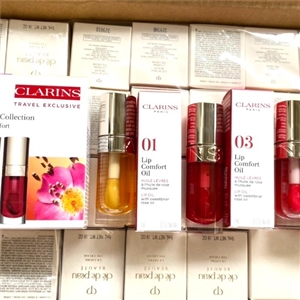 CLARINS Lip Comfort Oil Trio 7ml.x3 (#01 Honey + #03 Cherry + #04 Pitaya)