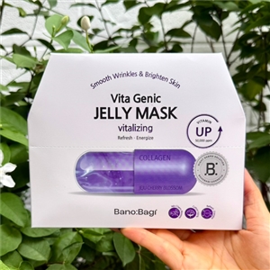 BANOBAGI Jelly Mask (ยกกล่อง10แผ่น) #ม่วง Vitalizing