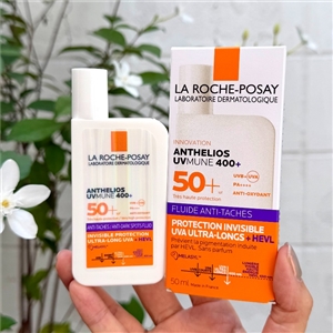 แถบม่วง - La Roche-Posay Anthelios Uvmune400 Anti-Dark Spots Fluid SPF50+ PA++++ 50ml.