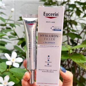 แพ็คเกจยุโรป - Eucerin Hyaluron Filler Eye Cream 3x Effect SPF15 ขนาด 15ml.