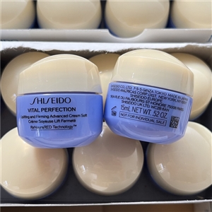 กระปุกฟ้า Shiseido Vital Perfection Uplifting and Firming Advanced Cream Soft 15ml.