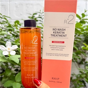 Raip R2 No Wash Keratin Treatment 250 ml. #GRAPEFRUIT ส้ม