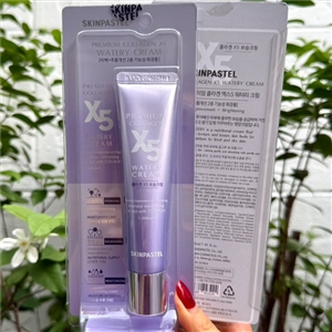 ครีม/หลอดม่วง SKINPASTEL Premium Collagen X5 Watery Cream 30ml.