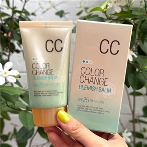 เขียว Welcos Color Change Blemish Balm SPF25 PA++ 50ml.