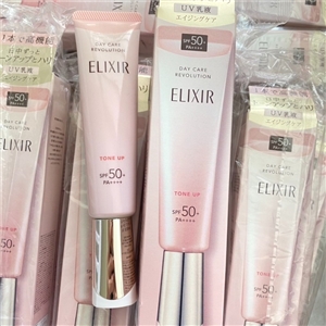 ELIXIR ครีมกันแดด Day Care Revolution SPF 50+ PA++++ 35 ml. Tone Up (เคาเตอร์ 1,365฿)
