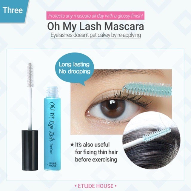 ฟ้า Etude House Oh! M' Eye Lash Top Coat 11g.