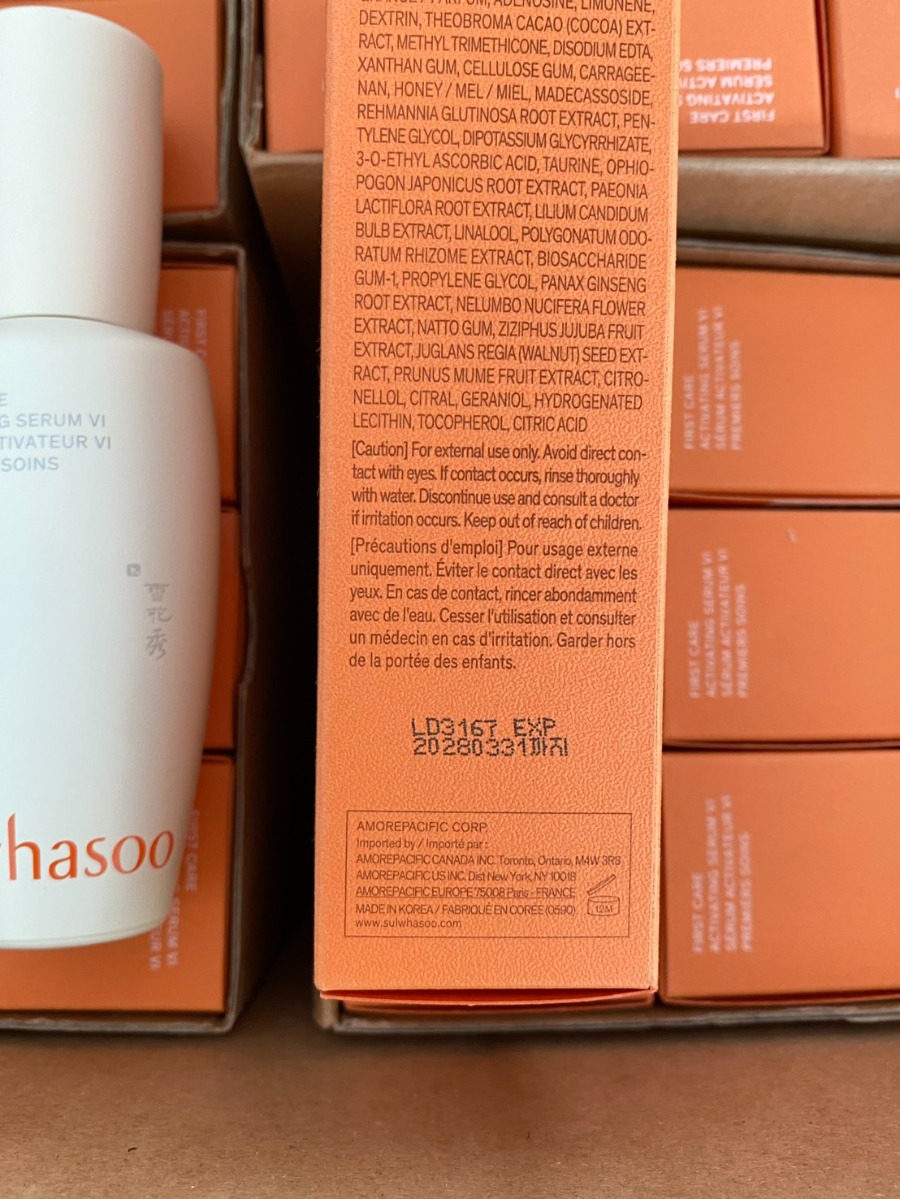 Sulwhasoo เซรั่มบำรุงผิวหน้า First Care Activating Serum VI 60ml. (เคาเตอร์ 3,100฿)