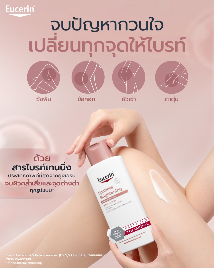 Eucerin Spotless Brightening Skin Tone Perfecting Body Lotion 250ml. 