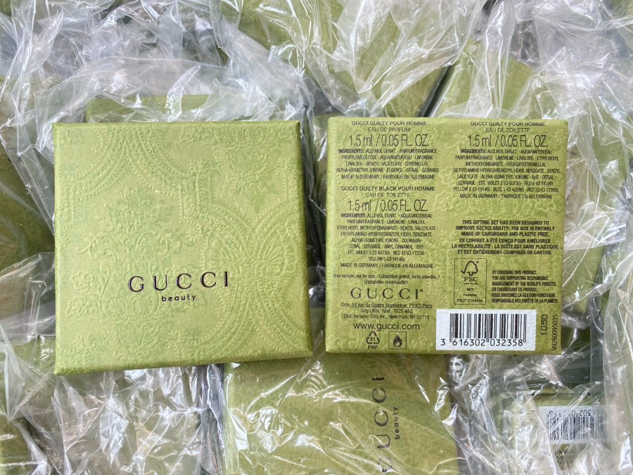Gucci Sample Vials Set ไวออล3ชิ้น