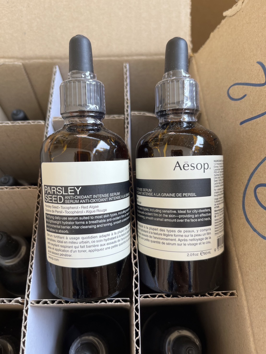 AESOP Parsley Seed AntiOxidant Intense Serum 60ml. (เคาเตอร์ 3,100฿)