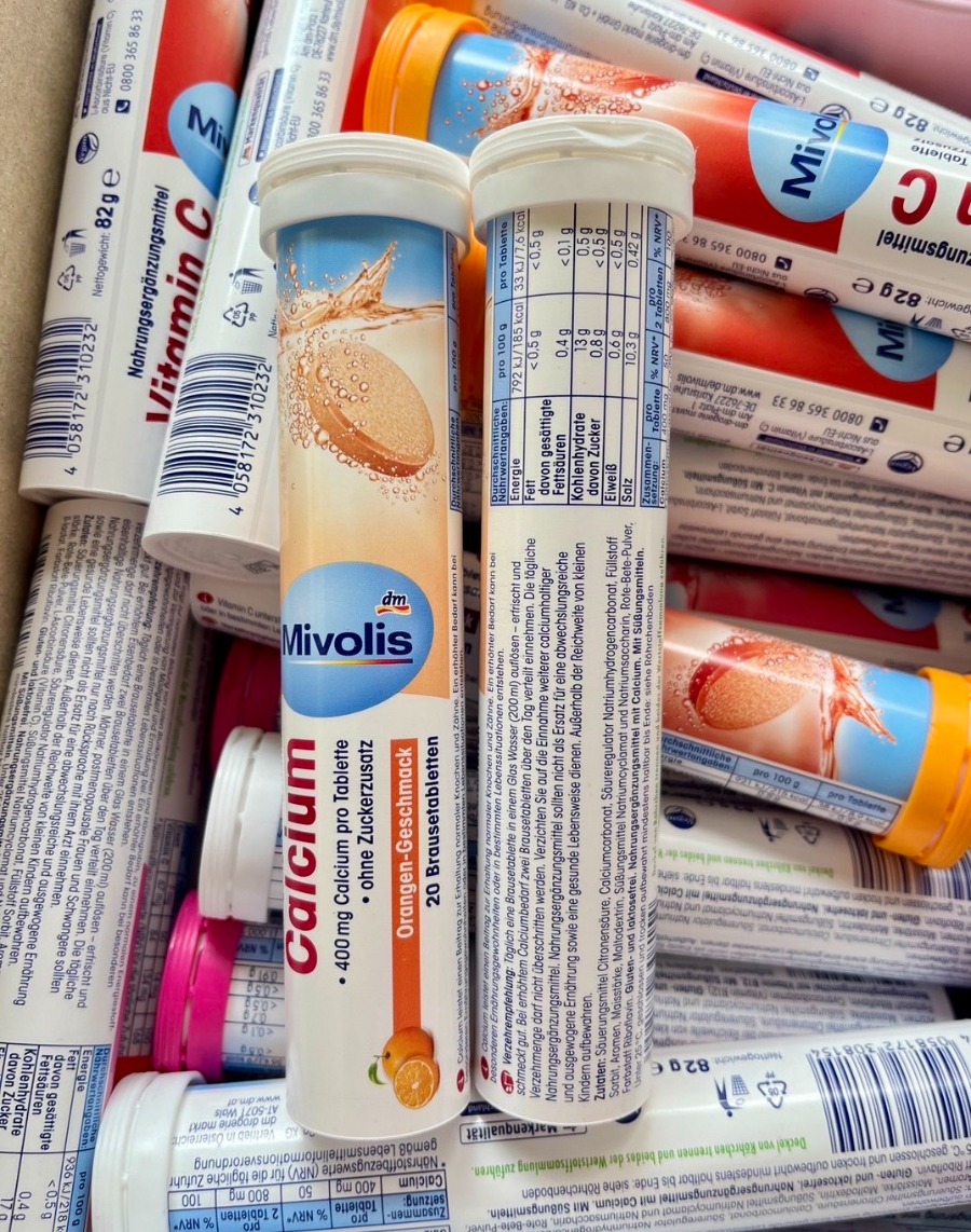 Das gesunde Plus - วิตามินเม็ดฟู่ละลายน้ำ จากประเทศเยอรมัน (1หลอด/บรรจุ20เม็ด)