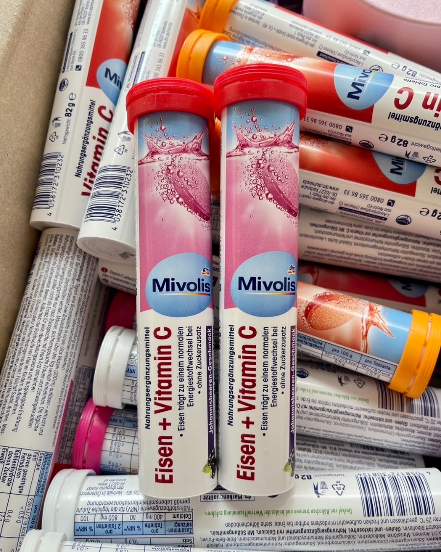 Das gesunde Plus - วิตามินเม็ดฟู่ละลายน้ำ จากประเทศเยอรมัน (1หลอด/บรรจุ20เม็ด)