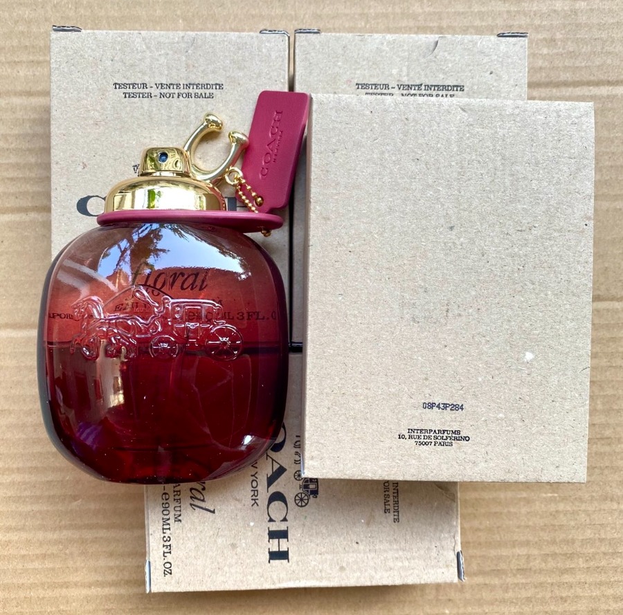 กล่องเทสเตอร์ - Coach New York Wild Rose EDP 90ml. (เคาเตอร์ 5,600฿)