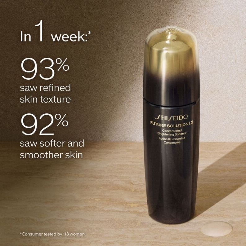 Shiseido Future Solution LX Concentrated Brightening Softener Lotion 170ml. (เคาเตอร์ 4,900฿)