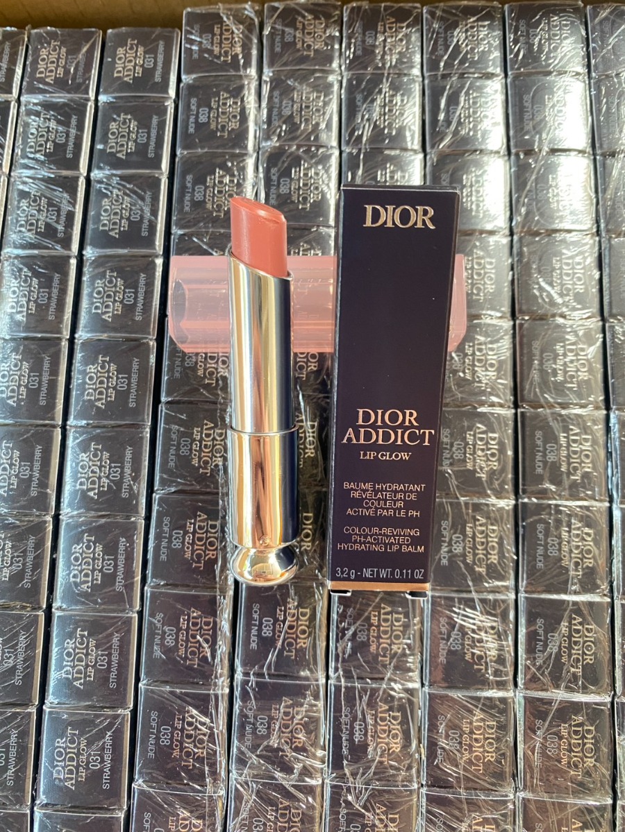 มีกล่อง - Dior Addict Lip Glow 3.5g. #038 Rose Nude (เคาเตอร์ 1,700฿)
